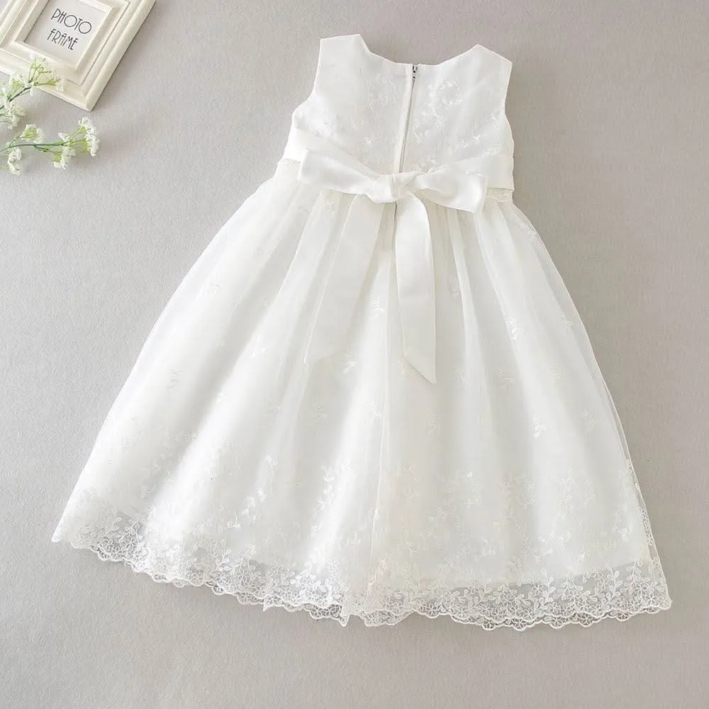 0-24 months summer elegant children's clothing wedding flower girl lace birthday party princess style dreamy baby girl evening dress