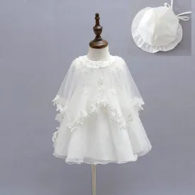 Colorful Dreamy Children's Wear Elegant Lace Princess Dress Baby wedding dress three piece set Birthday party performance costumes