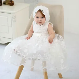 New 0-24 Months Baby Dress Lace Bow Cute Birthday Party Wedding Flower Girl Elegant Girl Princess Dress