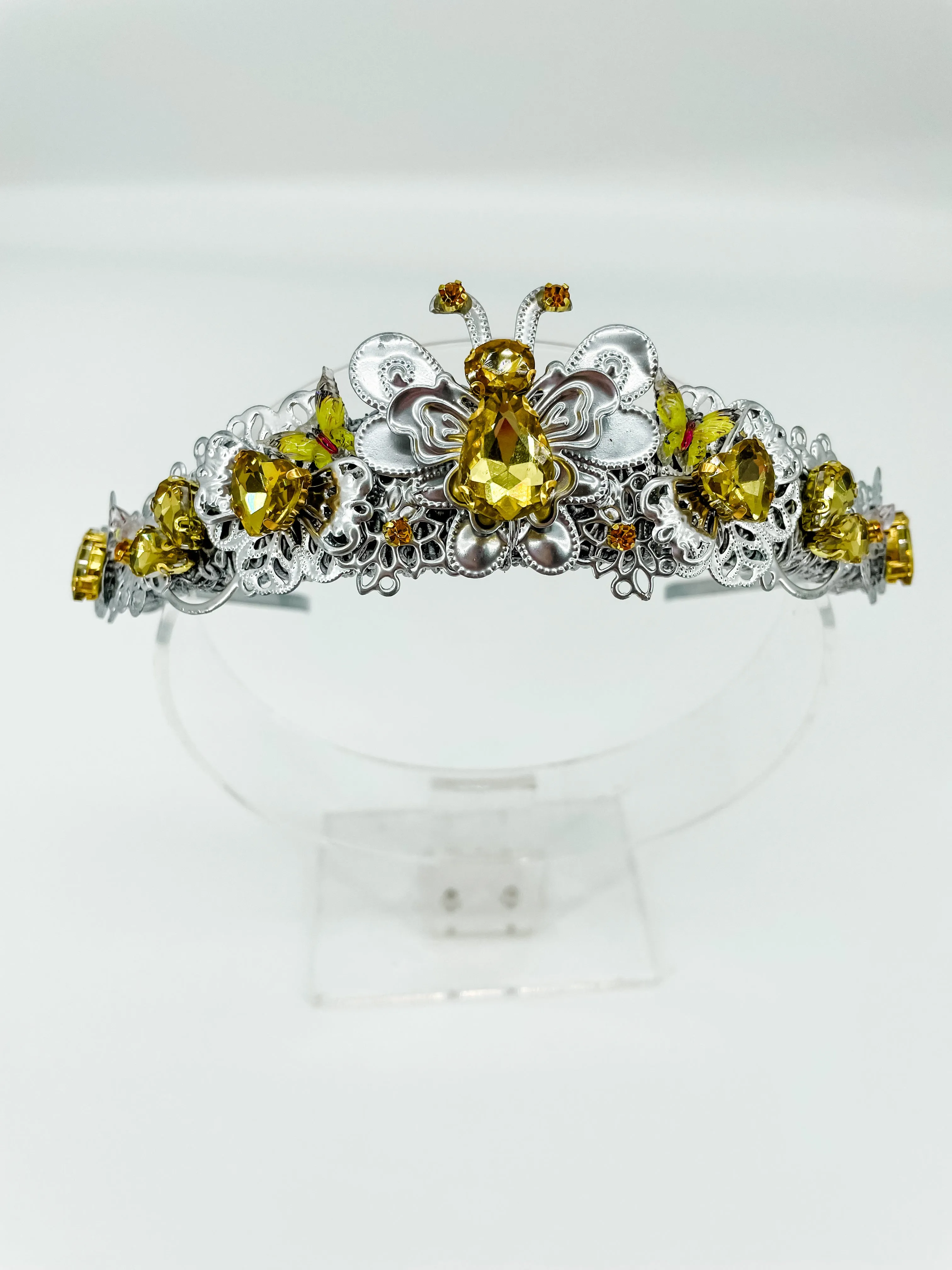 Petit Golden Honey Bee Tiara