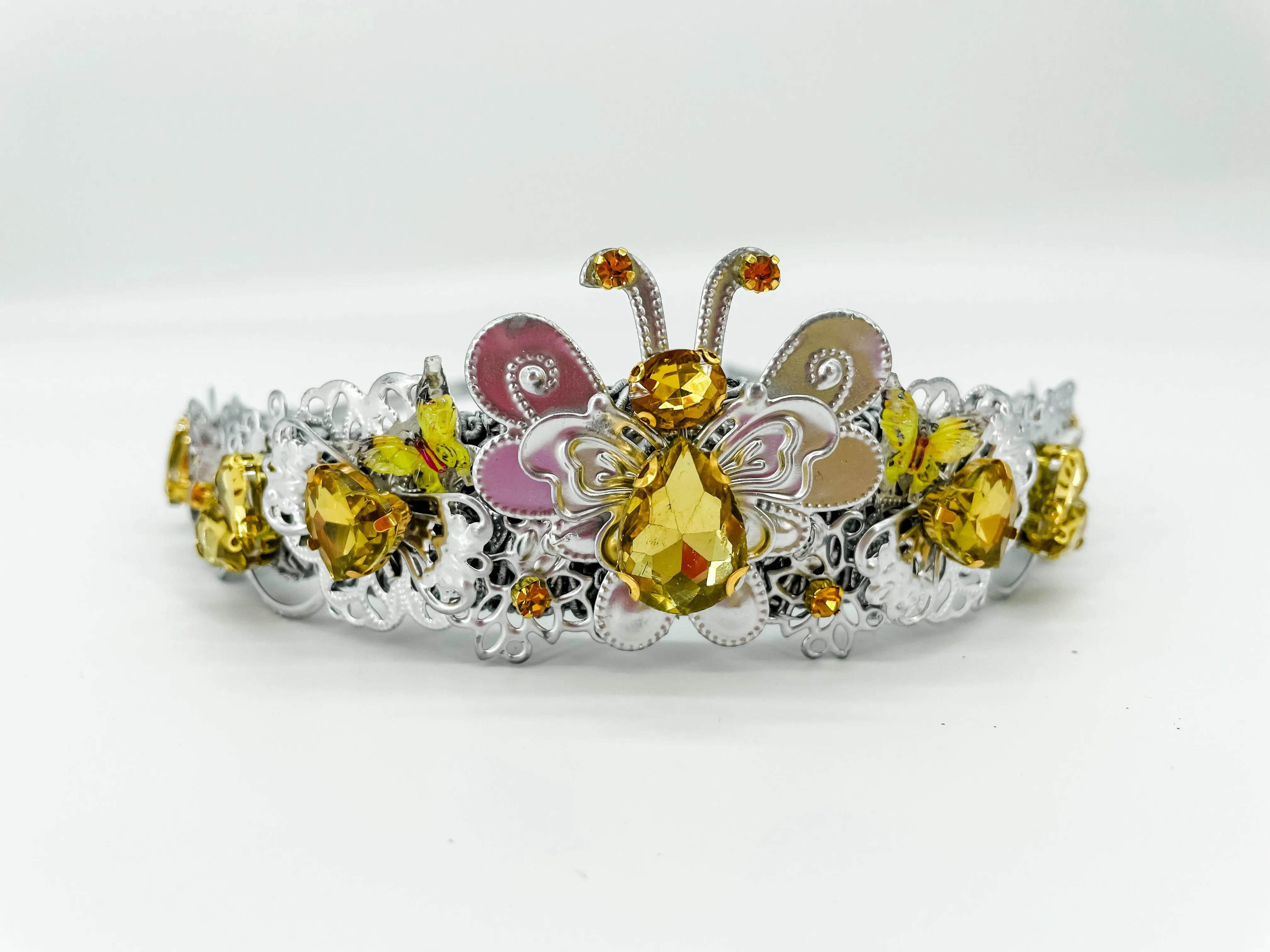 Petit Golden Honey Bee Tiara