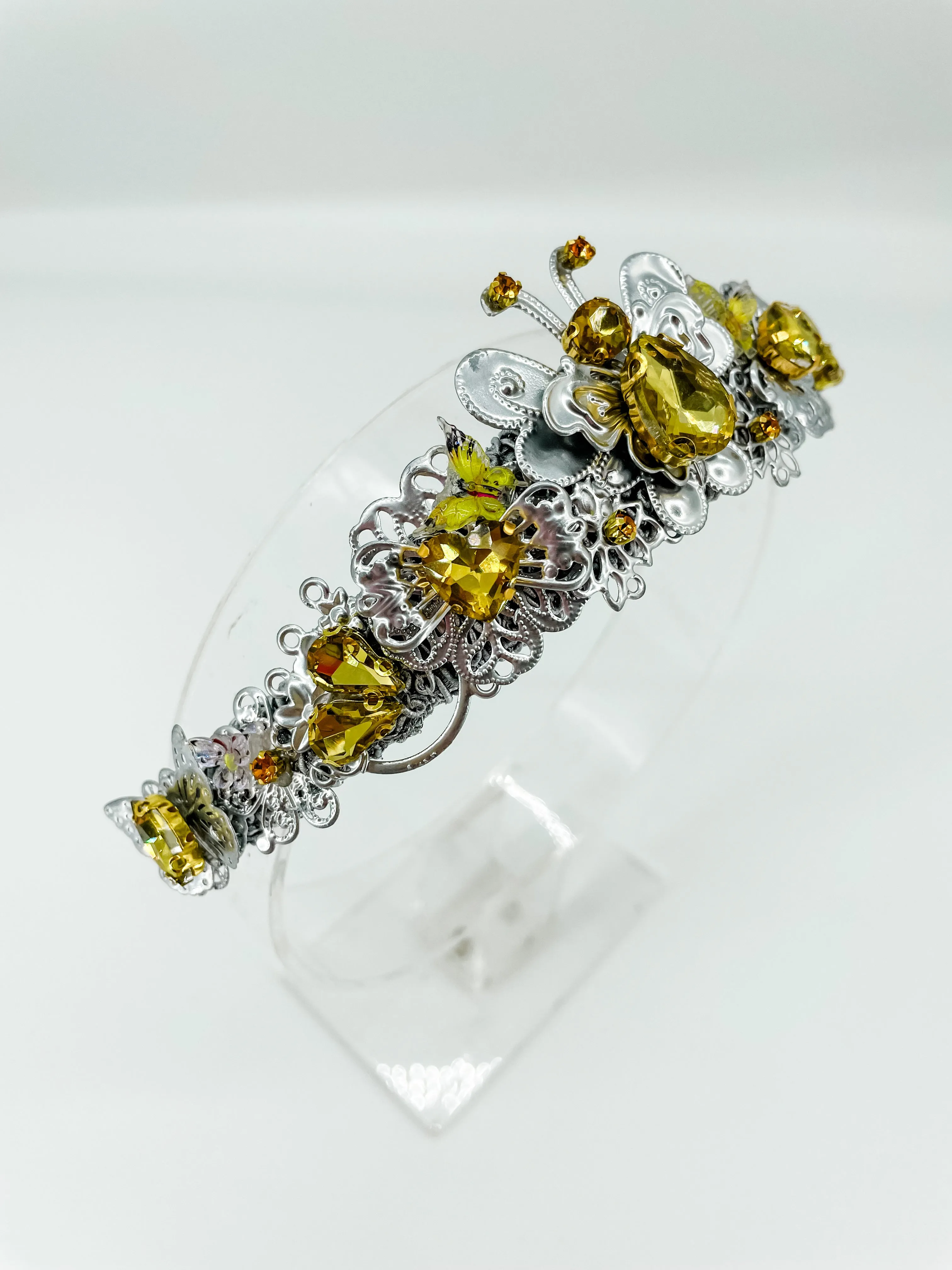 Petit Golden Honey Bee Tiara