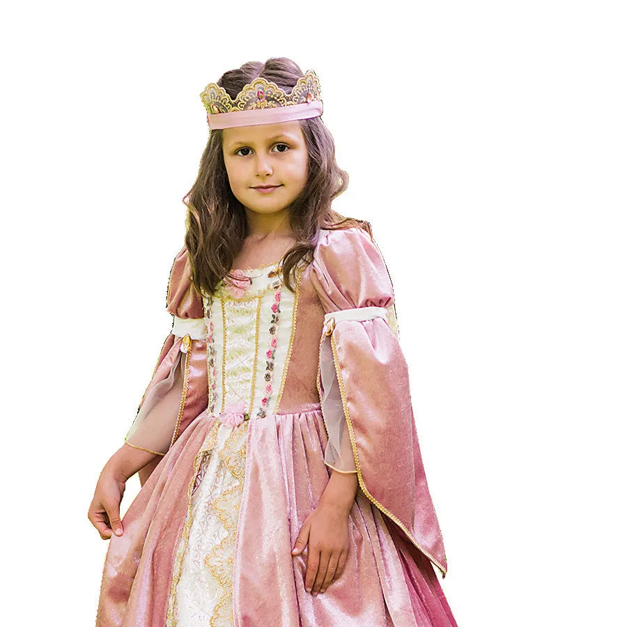 Regal Princess Dress with Crown